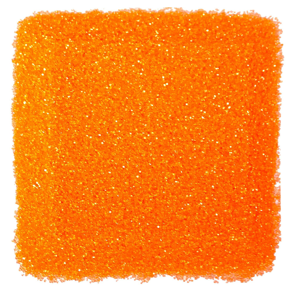 Wilton Sparkling Sugar Orange packaging keeps the bottle secure