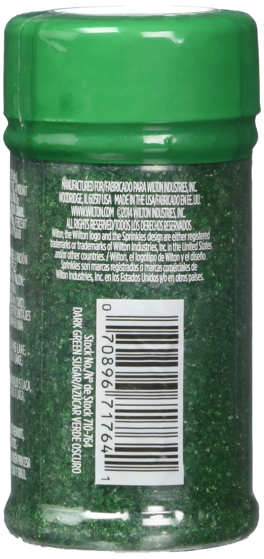 Wilton Sugar Sprinkles Dark Green dusting finish for desserts