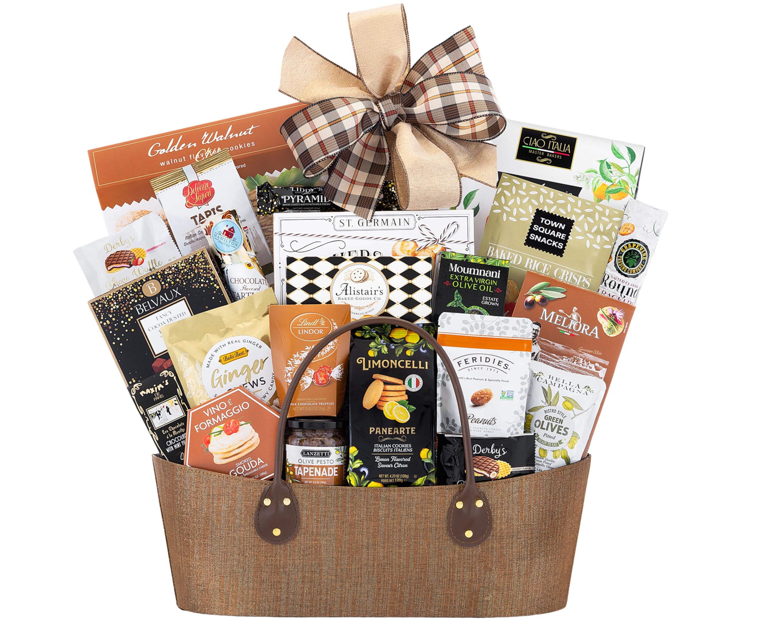 Wine Country Gift Baskets Gourmet Choice Basket cover highlights premium gift packaging