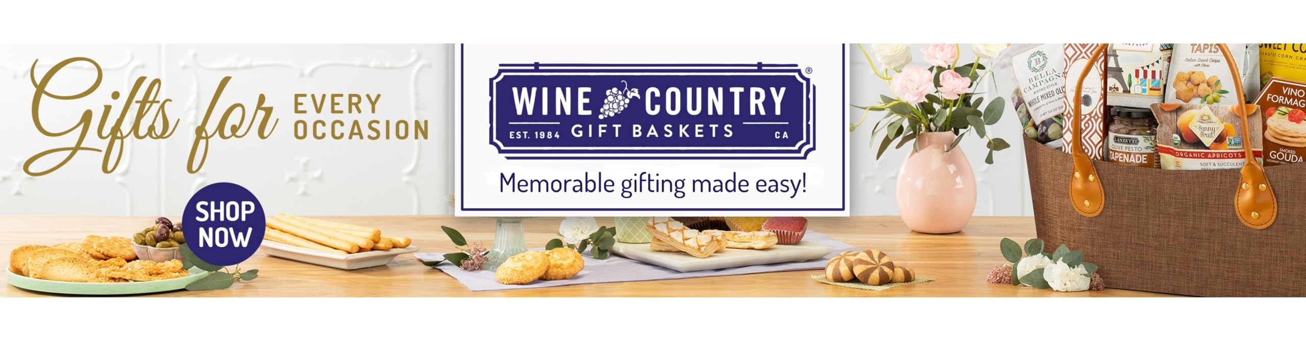 Wine Country Gift Baskets Premier Collection lemon madeleine cakes, a refreshing tea-time treat