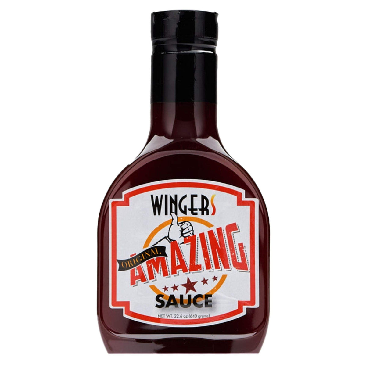 WINGERS Amazing Sauce Original bottle ready for glazing wings and dipping
