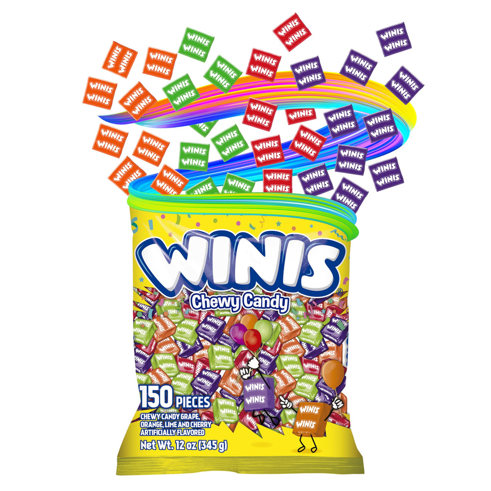Sharing-size 12oz Winis taffy ideal for concessions and events