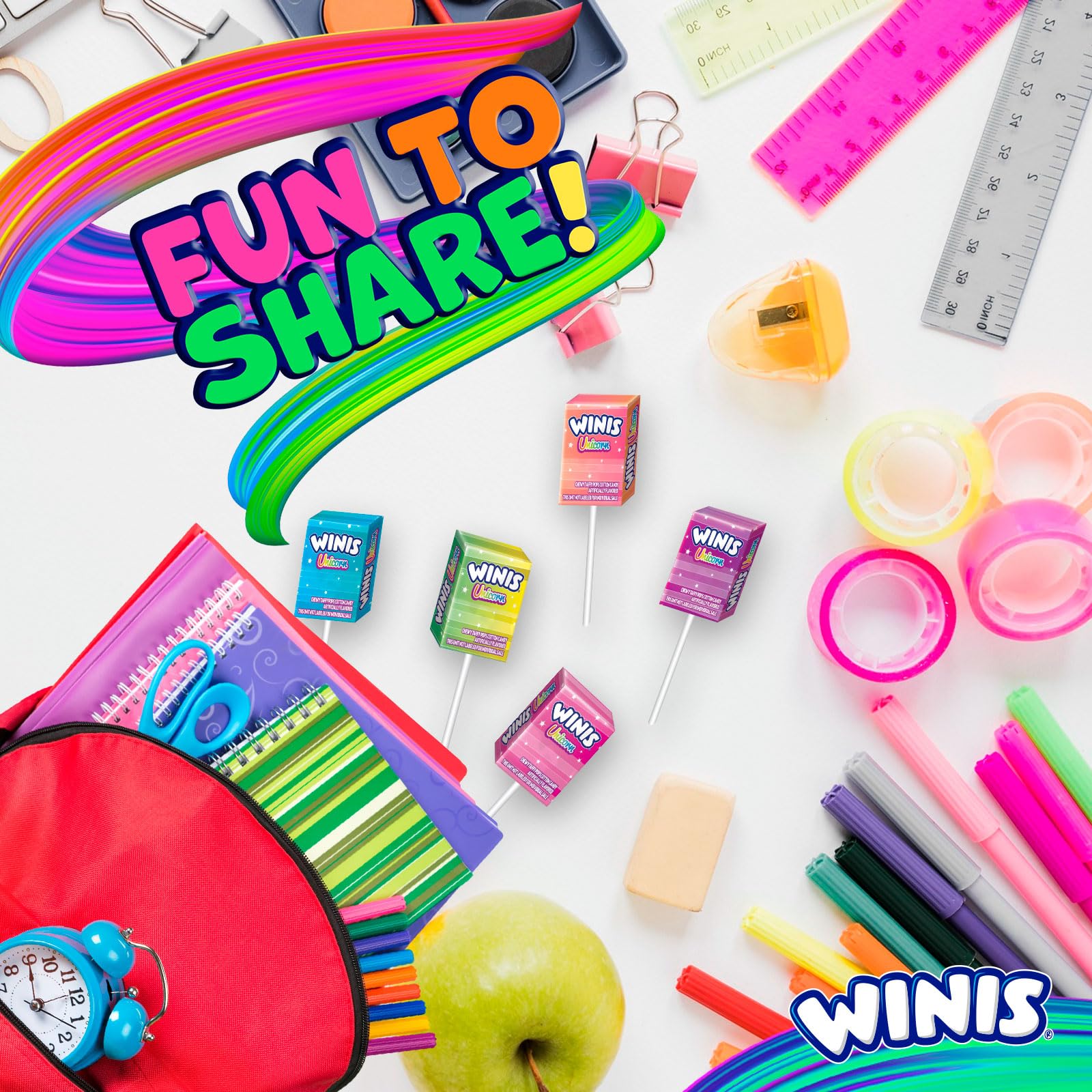 Winis Unicorn soft, chewy texture delivers a satisfying bite