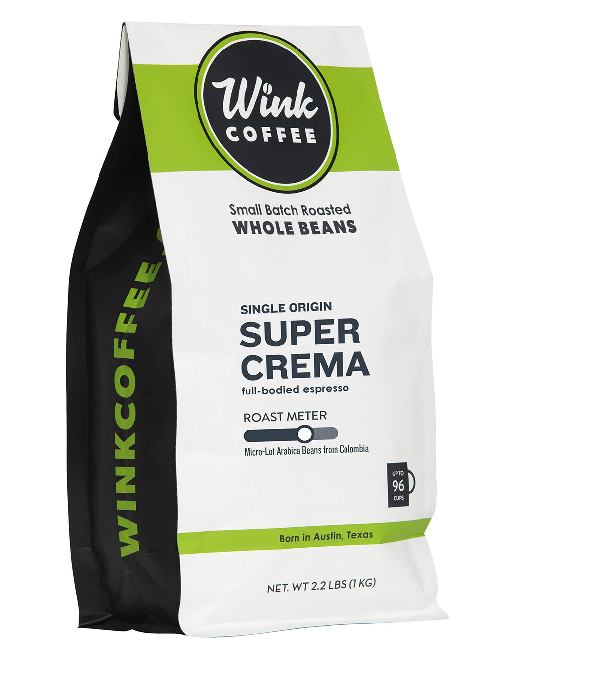 Wink Coffee Low Acid Espresso bag with airtight seal preserves freshness for daily brewing