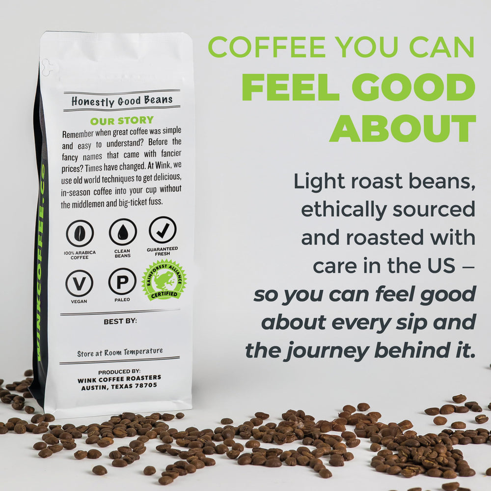 Wink Coffee sustainably sourced beans supporting farmers and communities