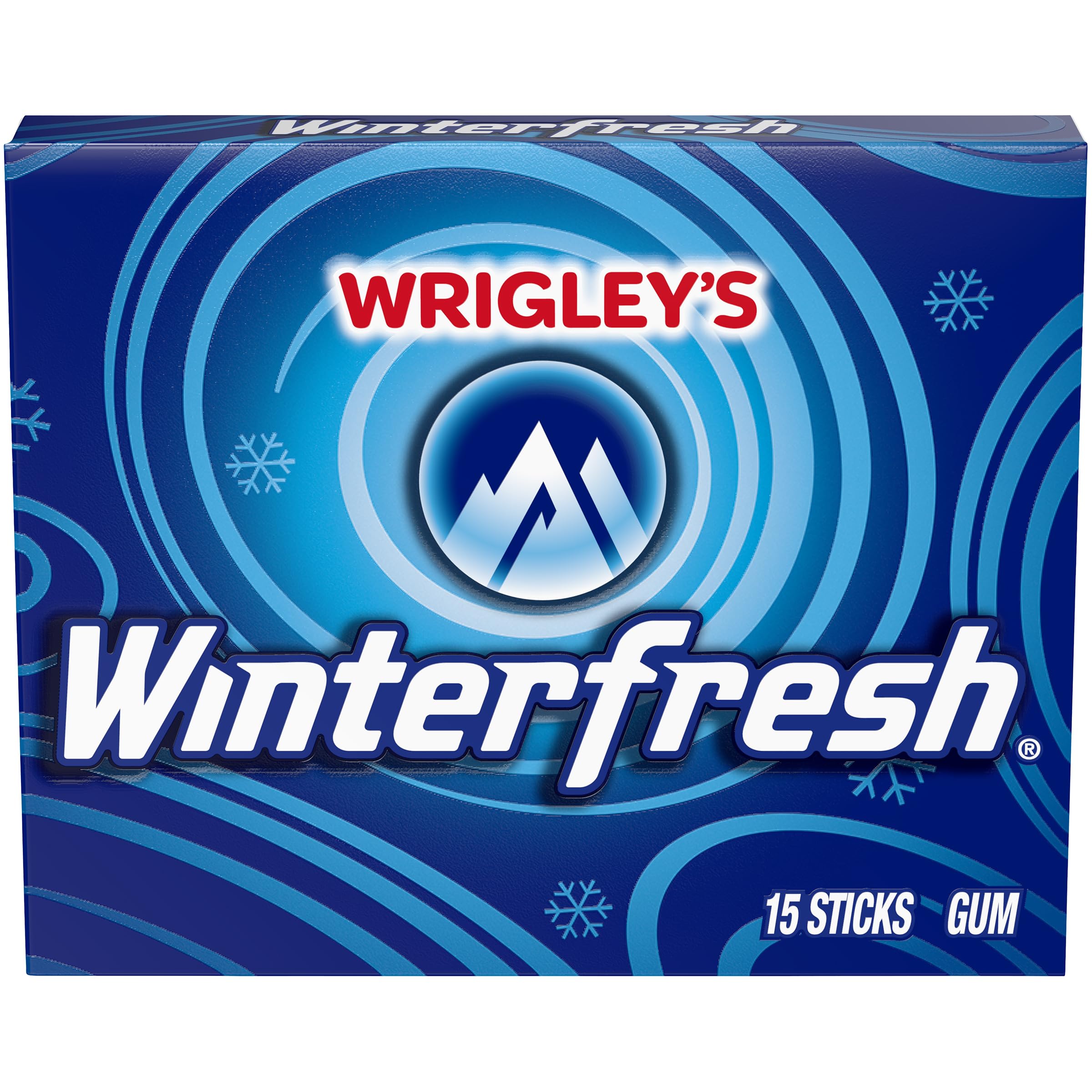Winterfresh bubble gum sticks close-up, soft texture and flavorful chew.