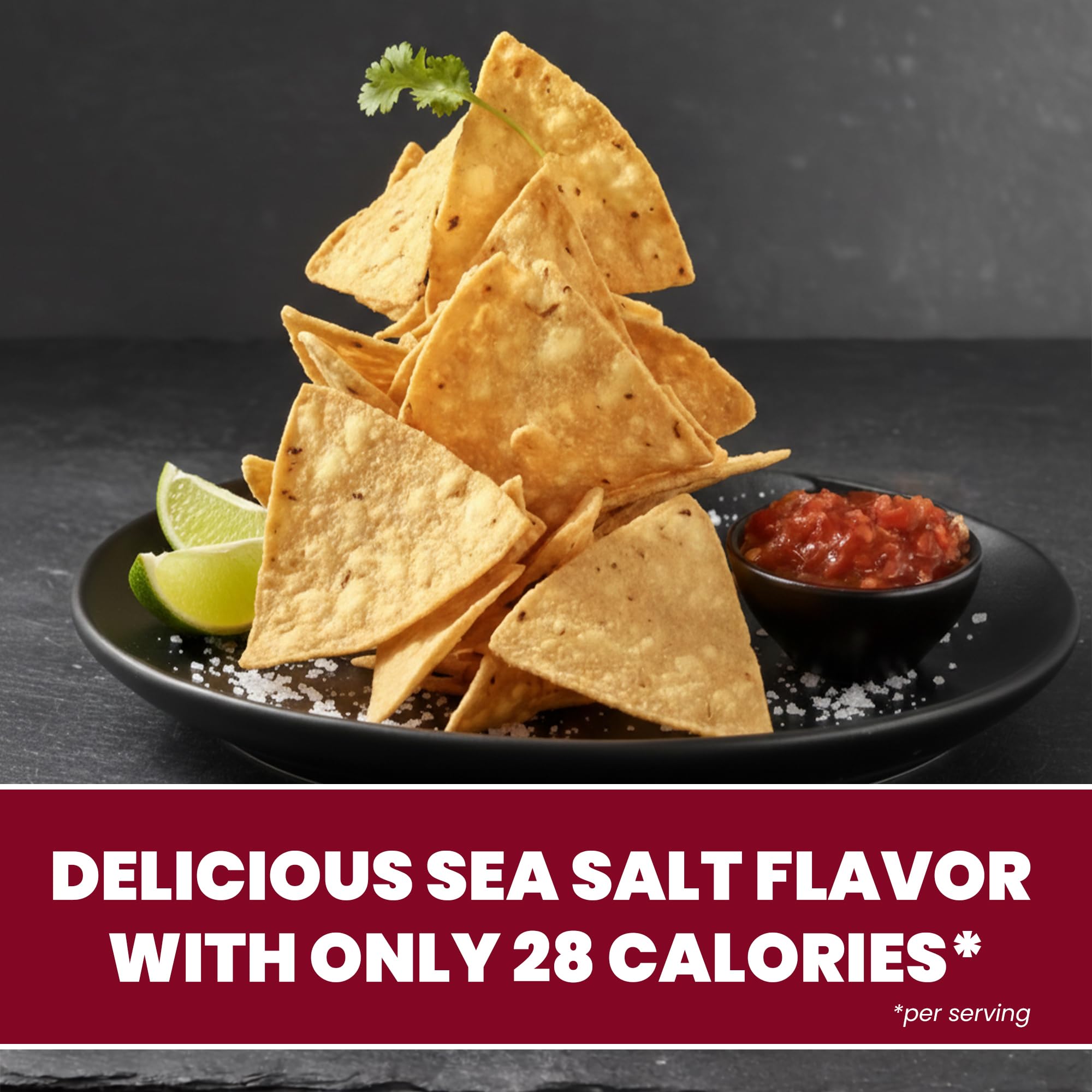 WiO SmartFoods party plate with tortilla chips for gatherings