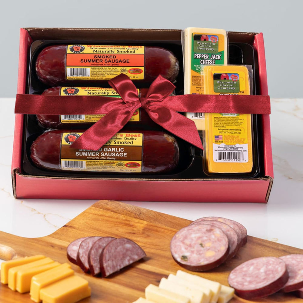 Wisconsin Cheese Company cheddar 4oz block, perfect for slicing.
