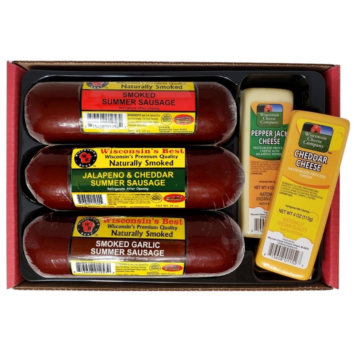 Wisconsin Cheese Company pepper jack 4oz block for bold boards.