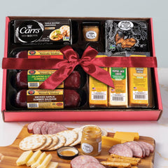 Wisconsin Cheese Company garlic summer sausage, bold aroma for snack platters.
