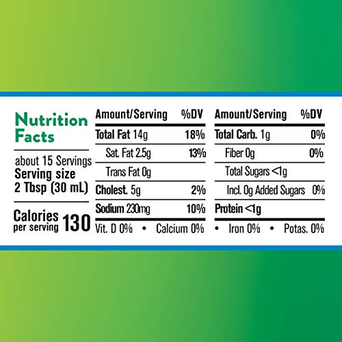 Wish-Bone Chunky Blue Cheese Dressing label closeup shows real blue cheese chunks for bold flavor.