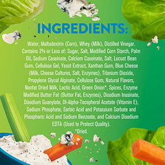 Visible blue cheese chunks in Wish-Bone Fat Free Chunky Blue Cheese Dressing