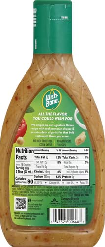 Wish-Bone House Italian Dressing Parmesan detail for a cheesy finish