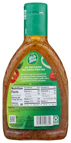 Wish-Bone Italian dressing pour shot, ideal for marinades and flavor boost