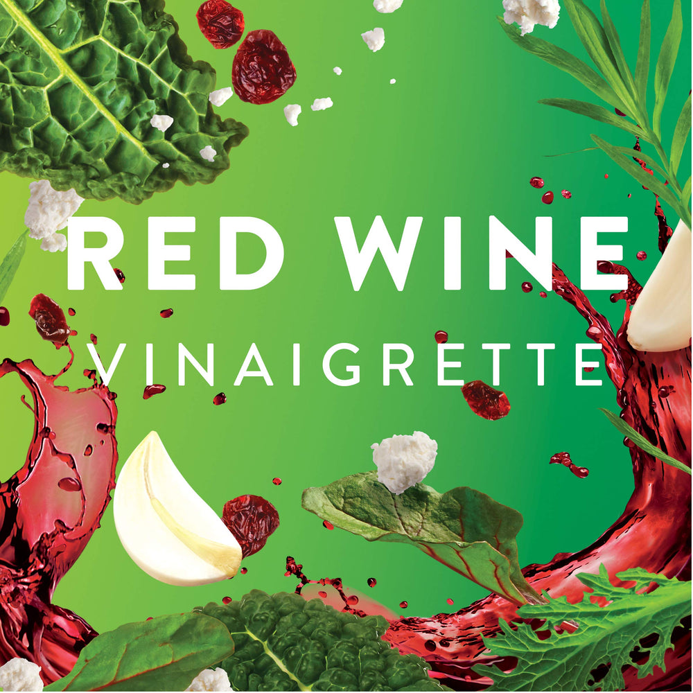 Close-up of ingredients in Wish-Bone Red Wine Vinaigrette