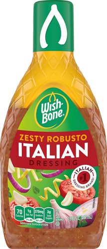 Label close-up showing no artificial flavors in Wish-Bone dressing