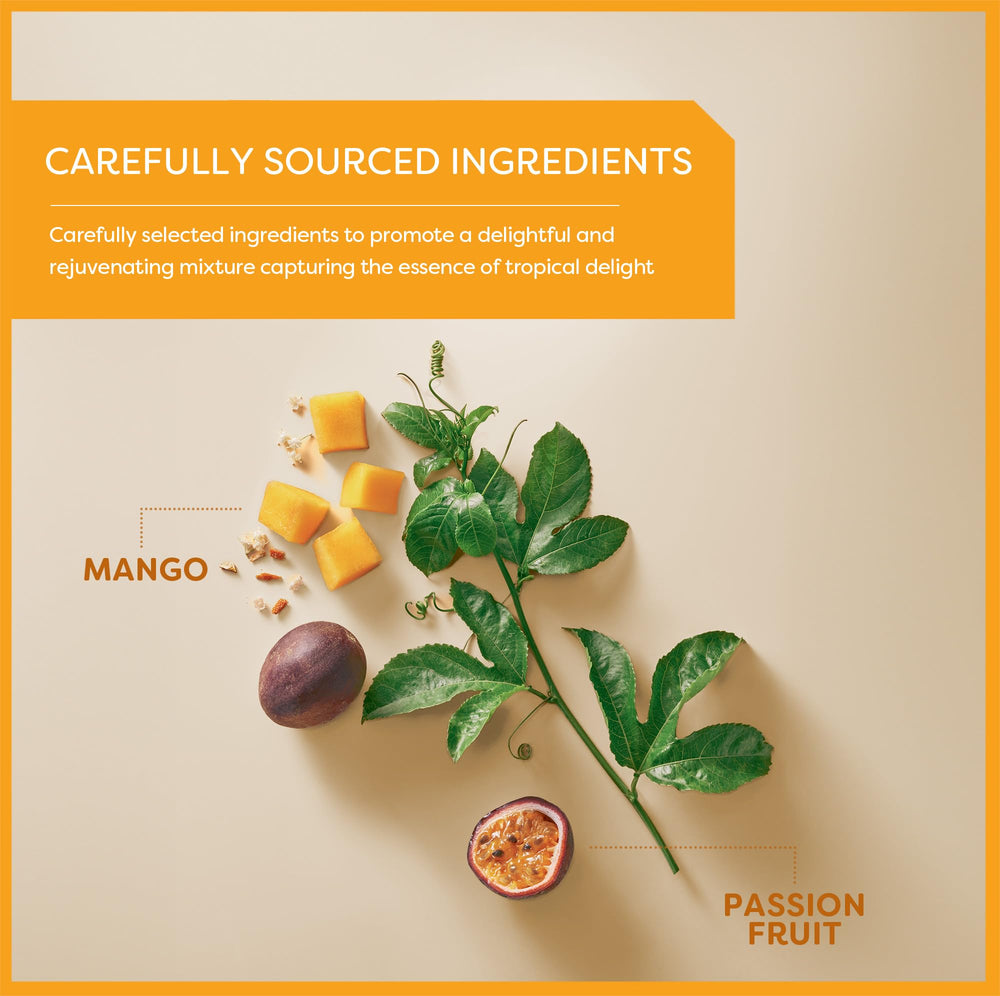 Wissotzky Mango & Passion Fruit tea foil pouch preserves freshness and aroma