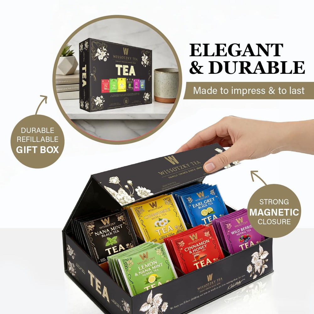 Wissotzky gift ready tea chest ideal for celebrations and corporate gifts