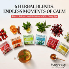 Wissotzky tea bags individually wrapped for freshness and convenience