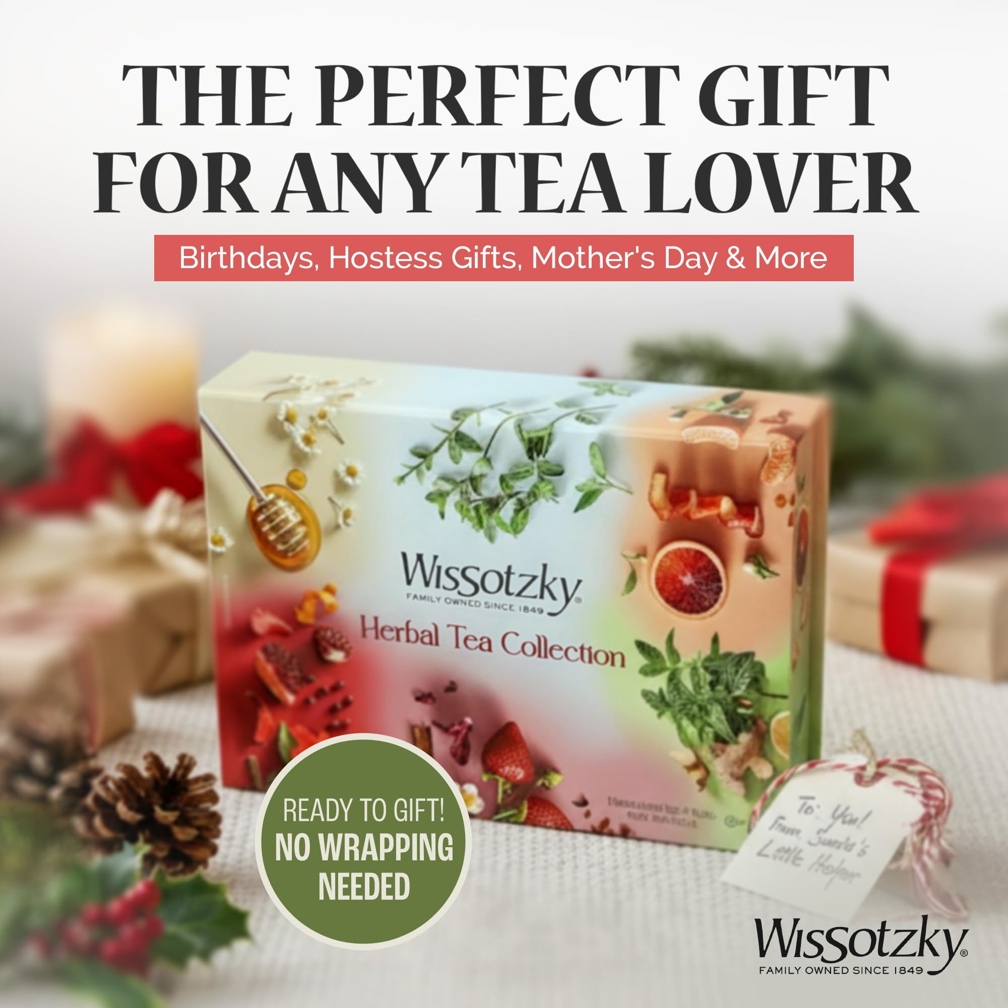 Wissotzky herbal flavor collection shows seven blends for variety