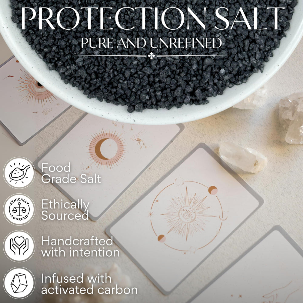 Witches and Wiccan black salt carried for personal defense and ritual protection.