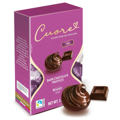 WITOR'S Cuore truffles with cream filling in a box, ideal for gifting.