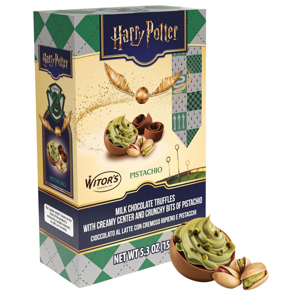 Witor's Harry Potter truffles with creamy filling in a gift box, ideal for celebrations.