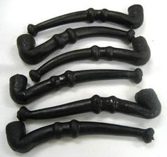 Wockenfuss Candies black licorice pipes come in a 12-pack for sharing.