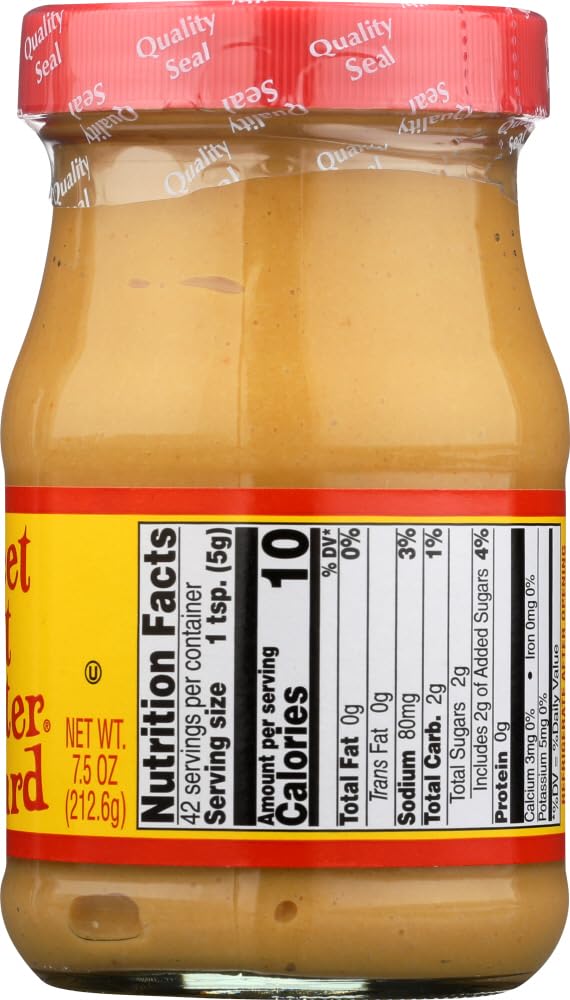 Two-pack of Woeber Sweet Hot Mister Mustard ready for your pantry.