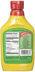 Woeber's Jalapeno mustard close-up showing visible specks and heat