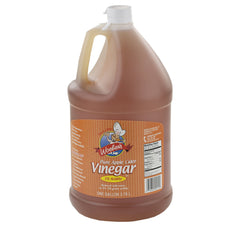 Woeber's Pure Apple Cider Vinegar bottle with no artificial flavors, ideal for dressings.