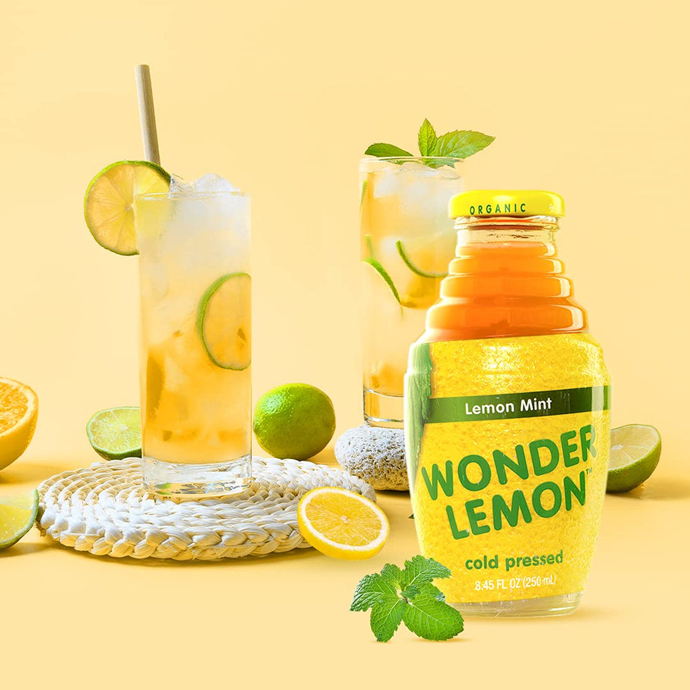 Wonder Lemon bottle pour shows easy, pour-ready serving