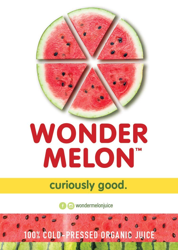 Wonder Melon bottle on kitchen counter, ideal for everyday mixes.