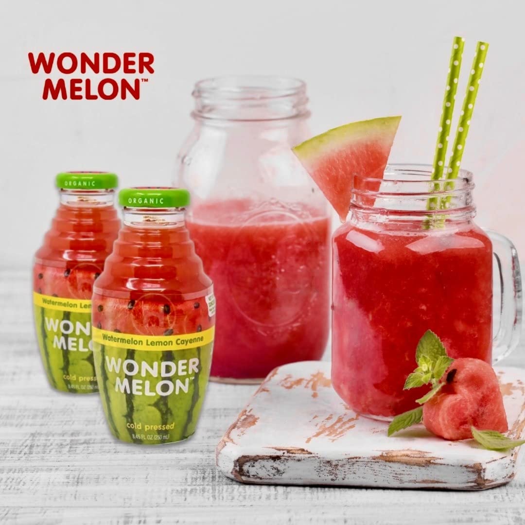 Wonder Melon lemon-cayenne pour adds bright tartness to drinks.