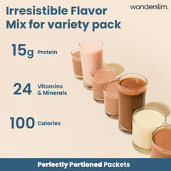 WonderSlim ingredients panel emphasizes 24 vitamins and minerals.