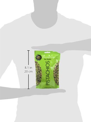 Wonderful Pistachios Lightly Salted in a glass jar showing premium quality