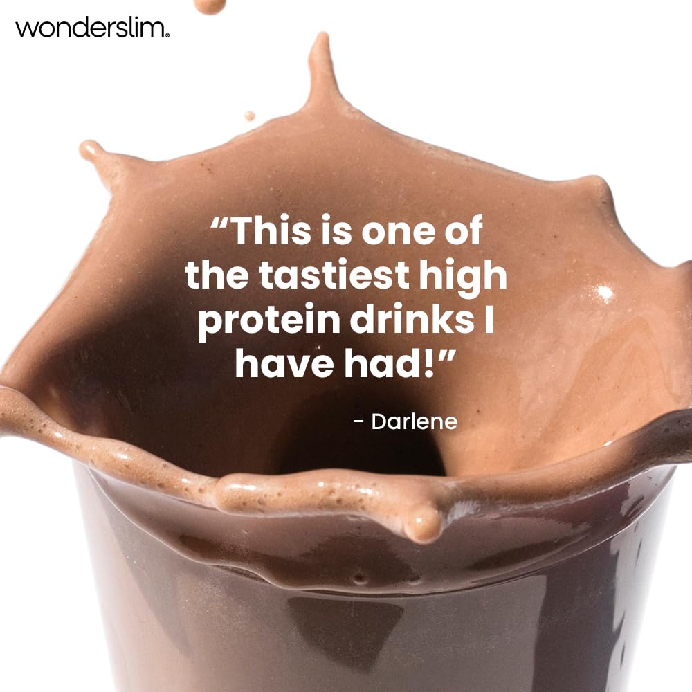 WonderSlim calcium caseinate scoop included for easy mixing.