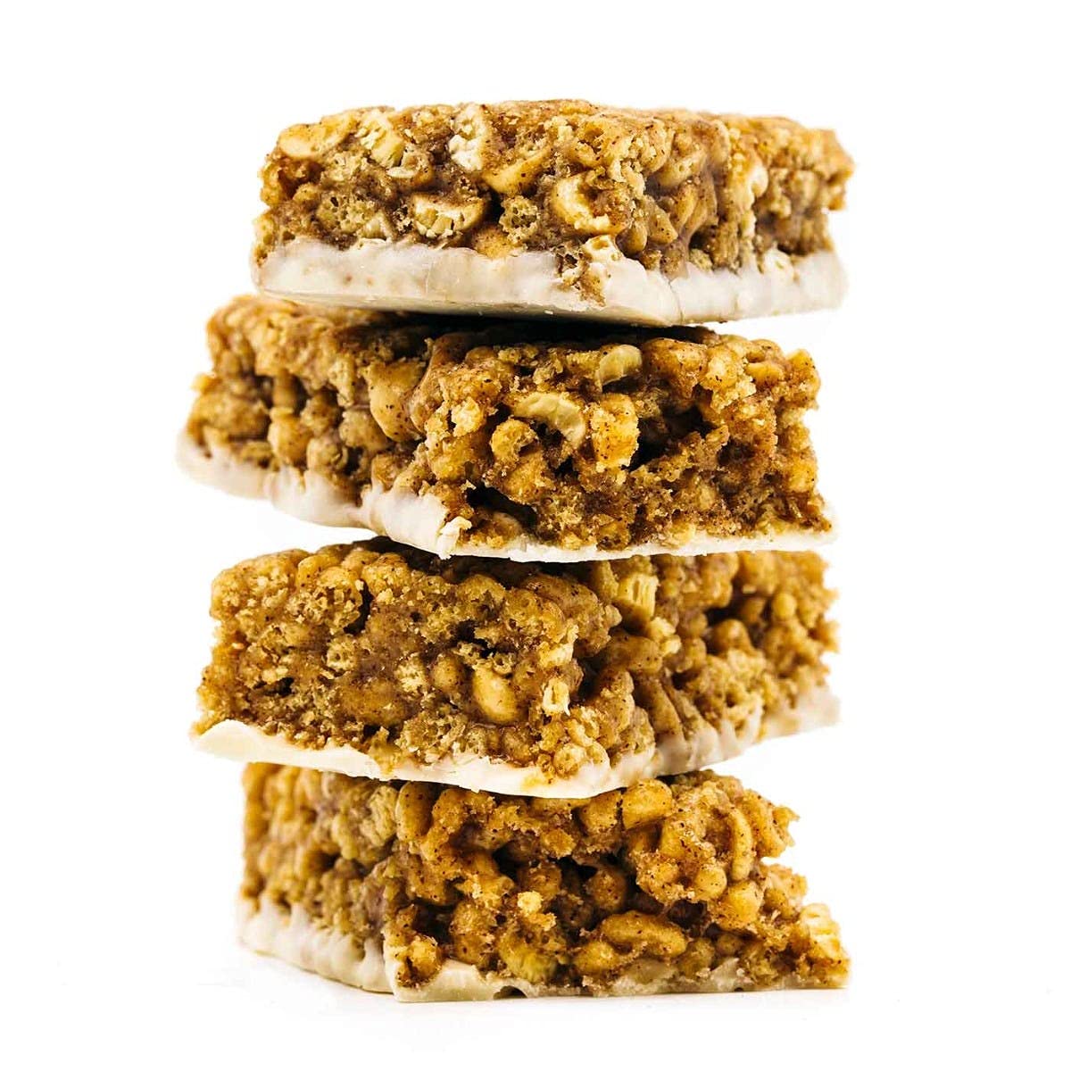WonderSlim Cinnamon Bar on-the-go being held for midday energy