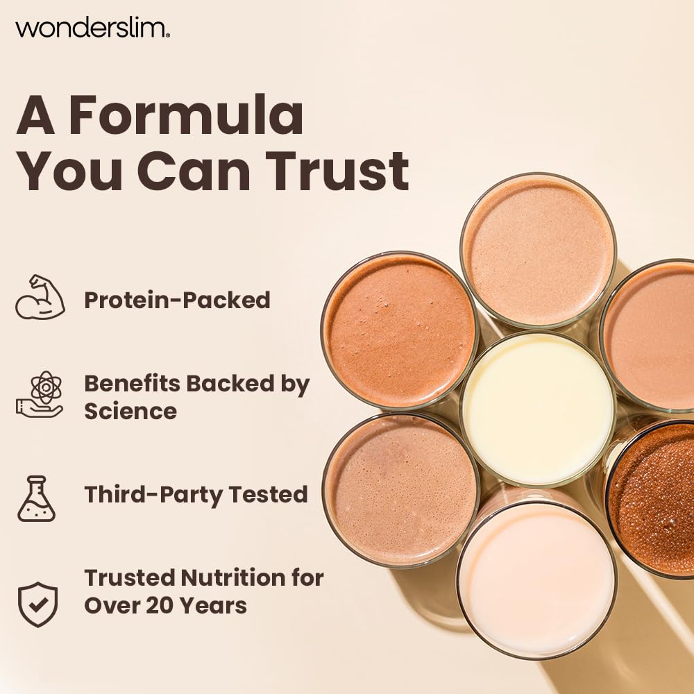 WonderSlim gluten-free badge signals suitability for sensitive diets.