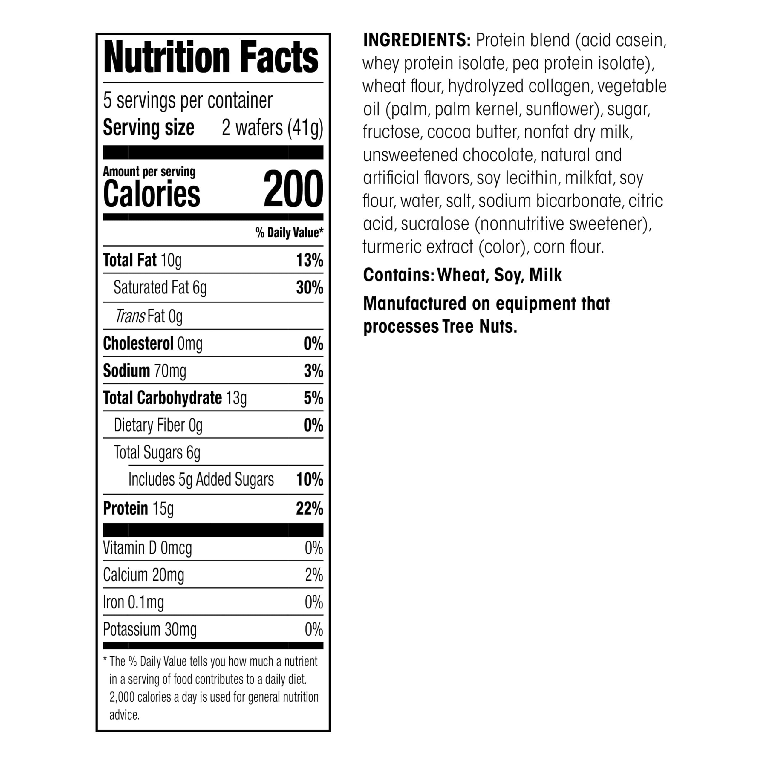 WonderSlim Lemon Protein Wafer Bar closeup highlights creamy layers and crisp texture for a satisfying bite.