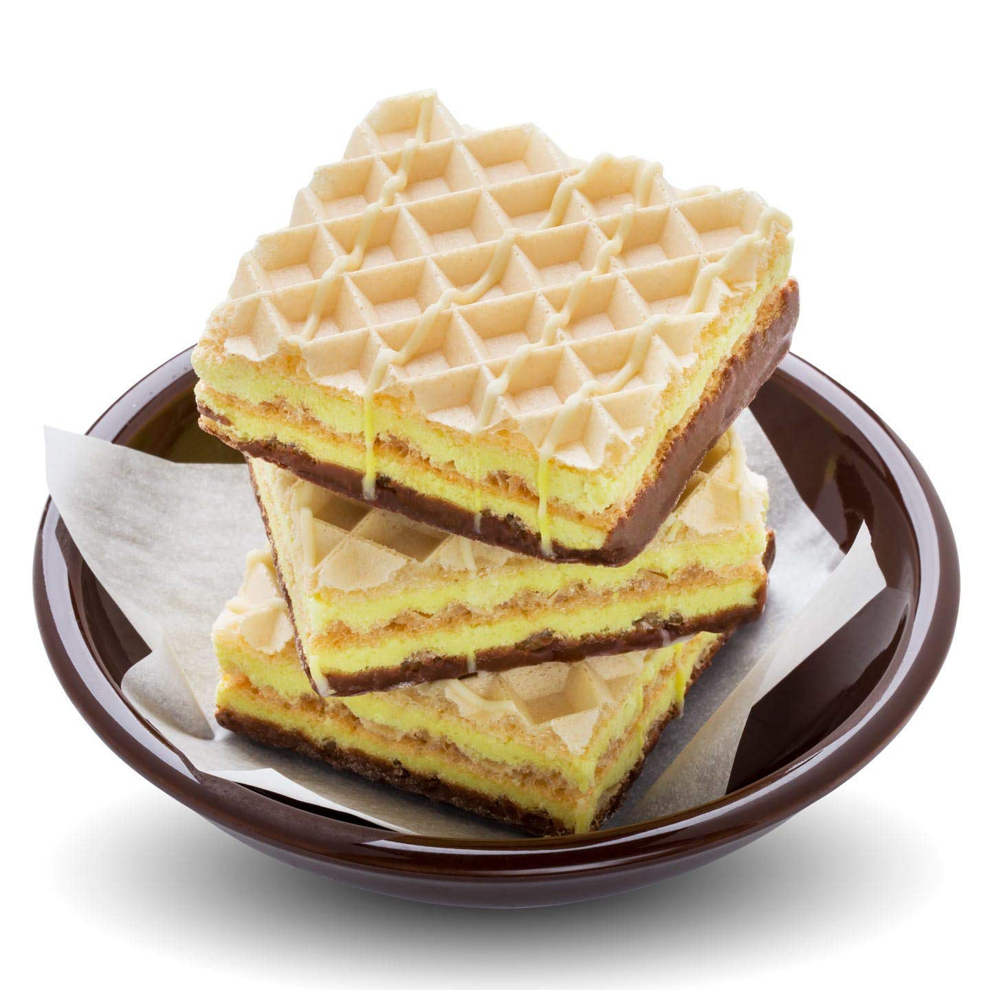 WonderSlim Lemon Protein Wafer Bar plated for a quick, flavorful treat.