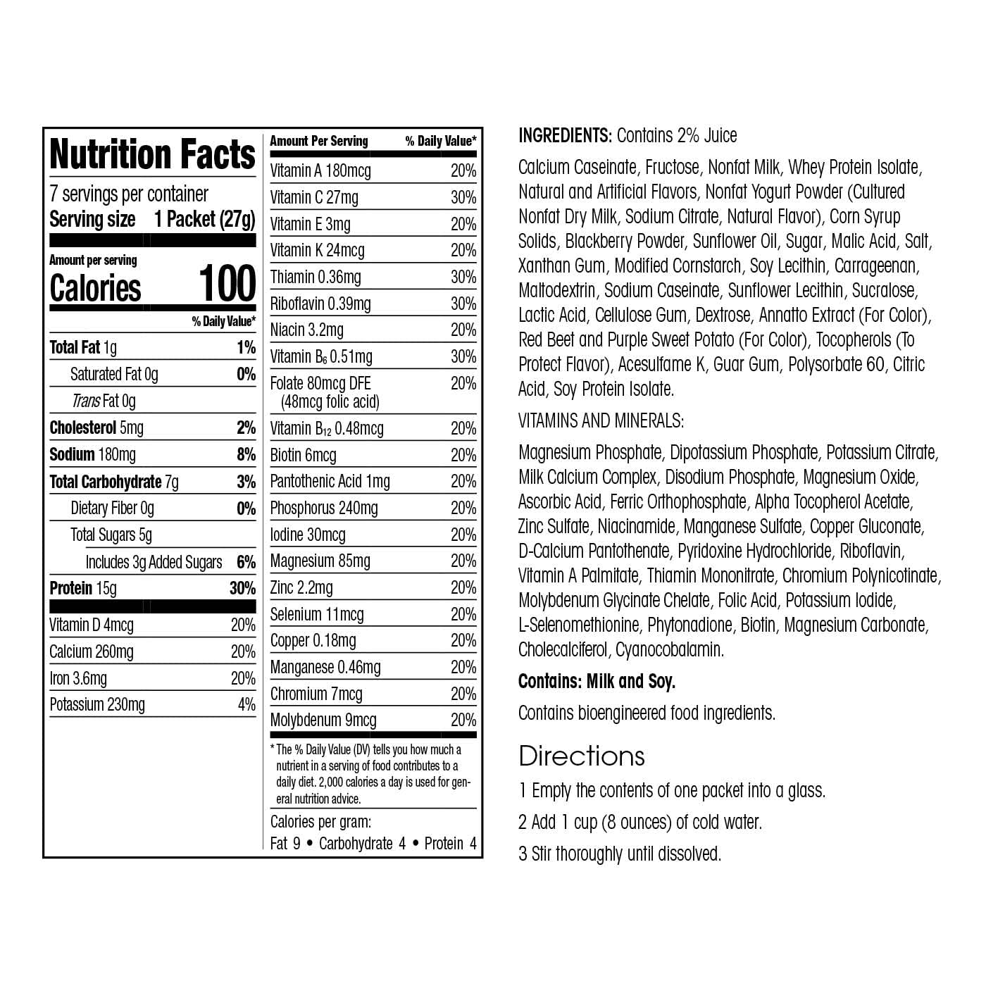 Single-serving WonderSlim packet for on-the-go nutrition in Berry Yogurt flavor.