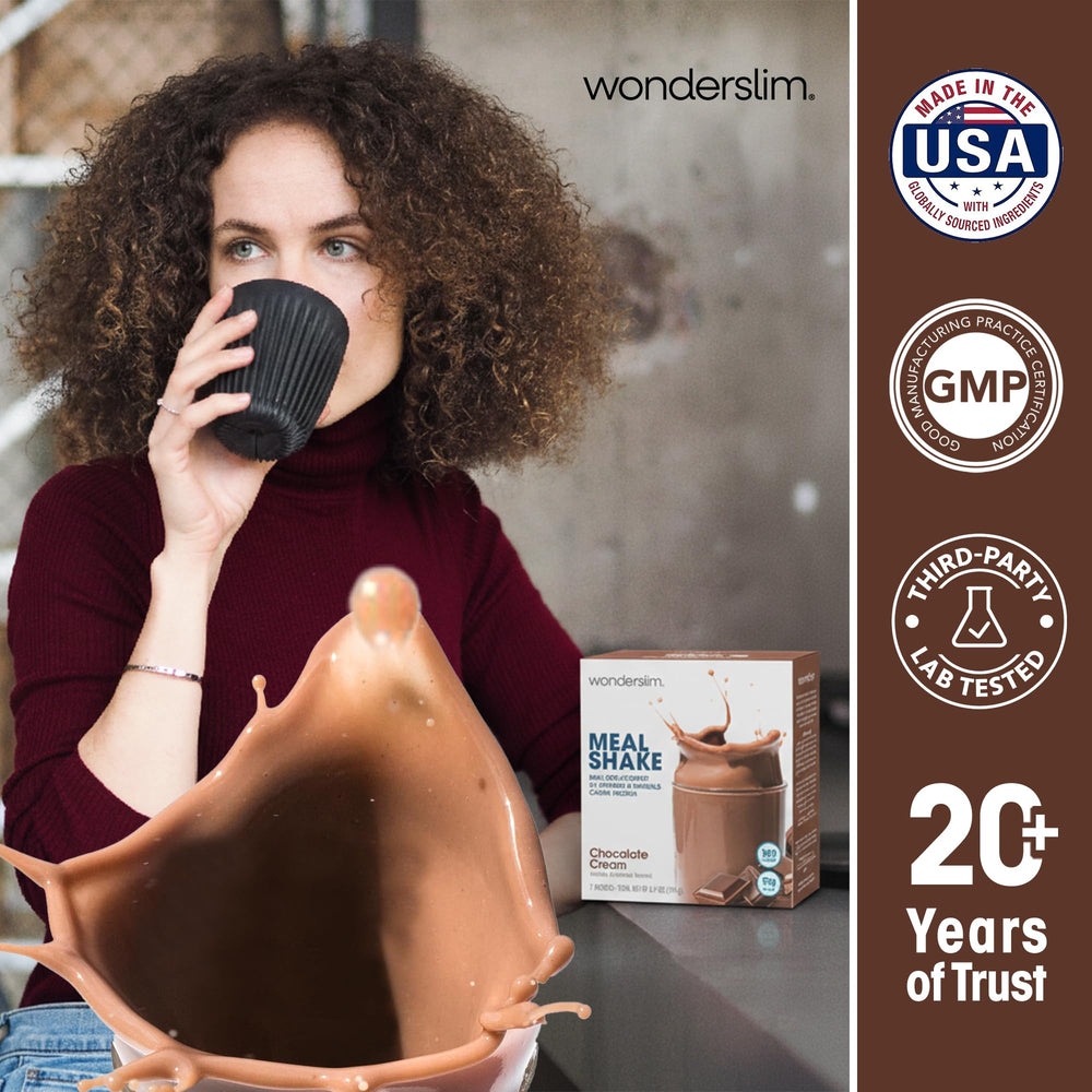 Gluten-free label on WonderSlim packaging confirms gluten-free formulation.