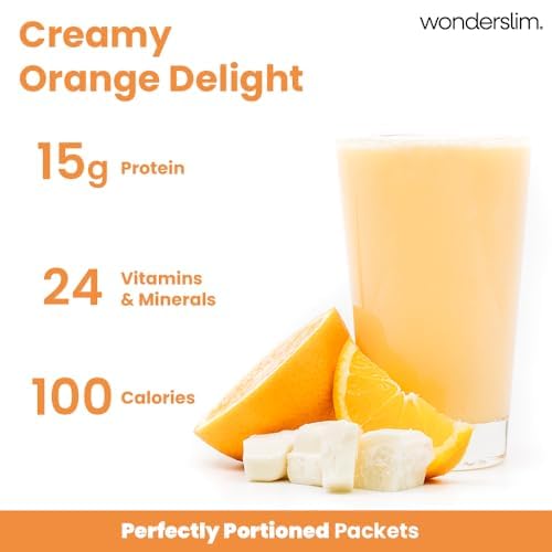 WonderSlim Orange Creamsicle measuring scoop for precise portions.