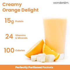 WonderSlim Orange Creamsicle measuring scoop for precise portions.