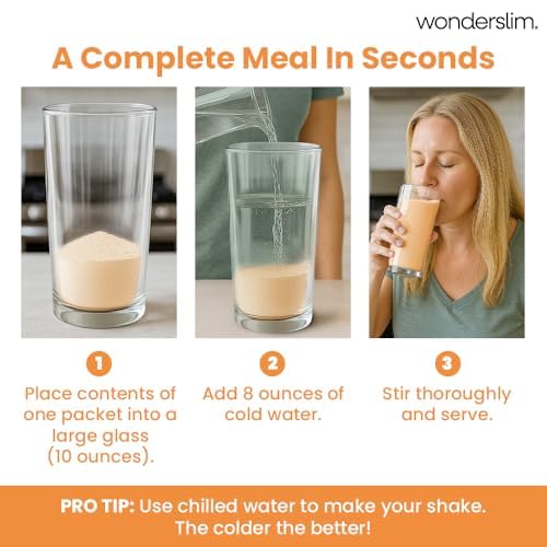 WonderSlim on-the-go cup for a convenient meal replacement.