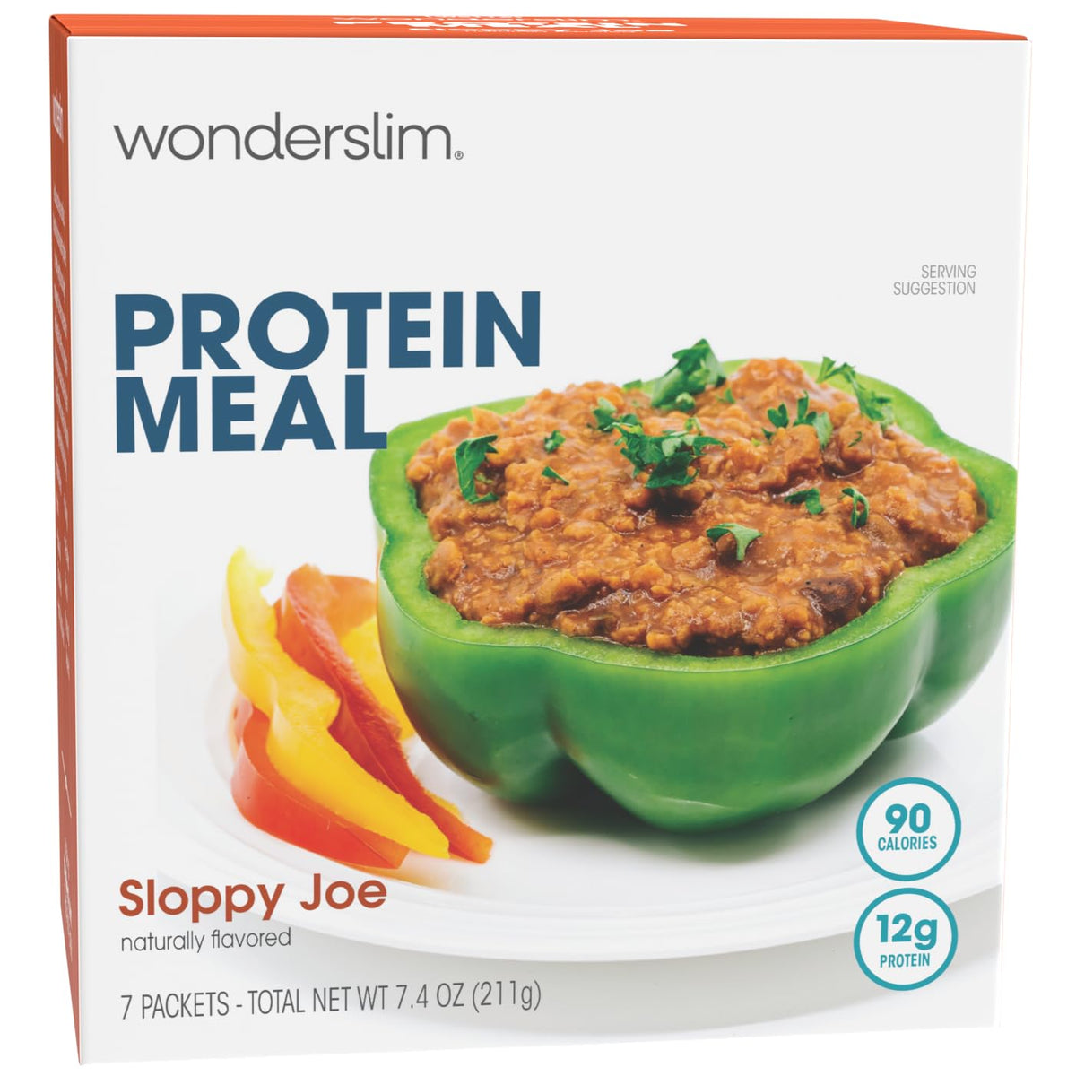 WonderSlim Protein Meal Sloppy Joe Mix, 12g protein for a filling vegetarian option.