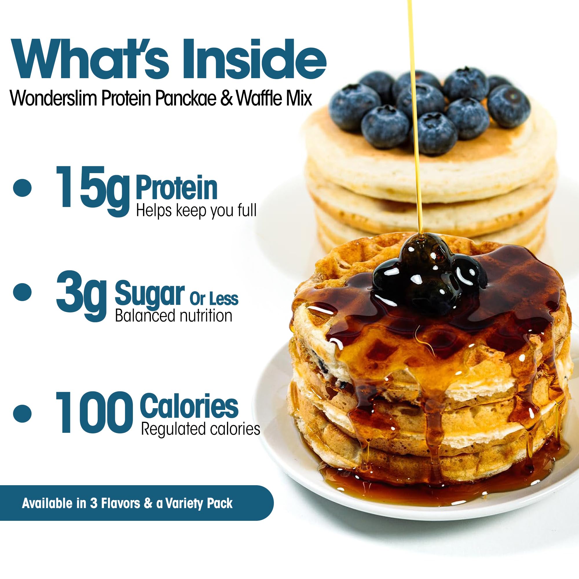 WonderSlim protein pancake ingredients emphasize a balanced protein boost for mornings.