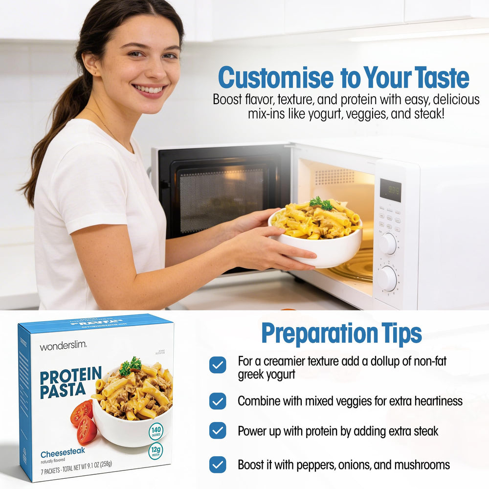 WonderSlim Protein Pasta USA-made, taste-tested and approved