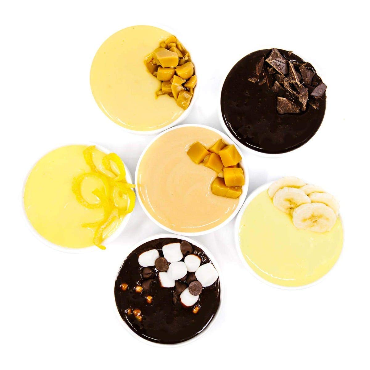 WonderSlim Protein Pudding Mix flavors assortment suggesting versatile dessert options.